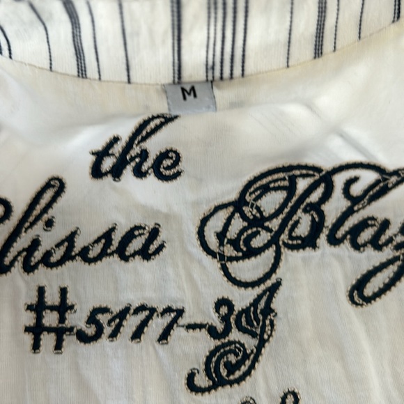 VTG Johnny Was The Melissa Blazer by 3J Workshop Lace Trim Fitted Metal Snaps - Picture 7 of 14